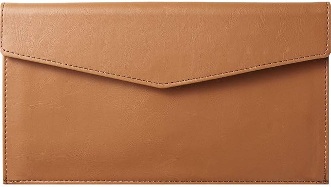 キングジム(Kingjim) KING JIM 1994LU Kiya Document Case, Envelope Size, Synthetic Leather, Leather, Leather, Fuzz, U Camel