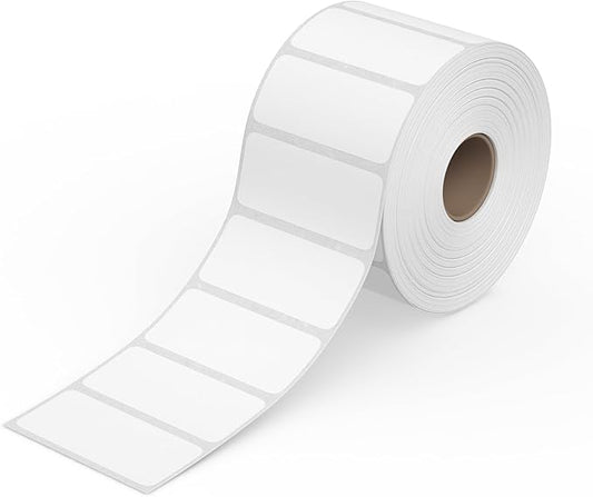 Rollo Direct Thermal 2x1 Barcode Labels - Roll of 1,000 Thermal Labels (Commercial Grade)