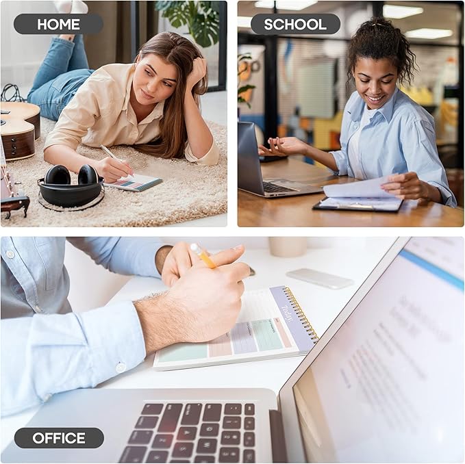 To Do List Pad - To Do List Notebook for Work with 52 Sheets, Undated Daily Planner Perfect for Daily Tasks and Goal Setting, To Do List Notepad Suitable for Office, Home and School-Early Dawn