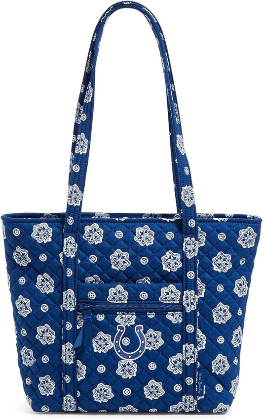 Vera Bradley Women's Cotton NFL Small Vera Tote Bag (Multiple Teams Available)