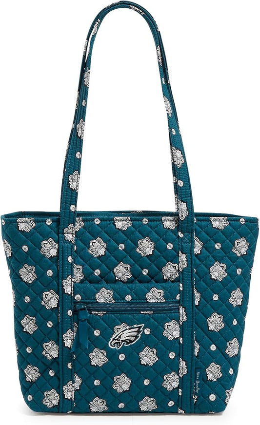 Vera Bradley Women's Cotton NFL Small Vera Tote Bag (Multiple Teams Available)