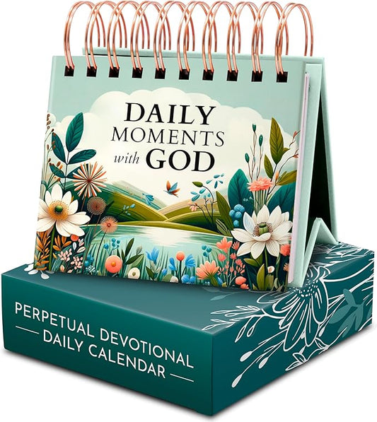 RYVE Inspirational Desk Calendar with Prayers, Blessings and Devotions - Christian Gifts for Women, Religious Gifts for Women, Inspirational Gifts for Women, Christian Desk Decor, Spiritual Gifts